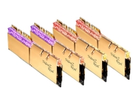G.Skill Trident Z Royal Series - DDR4 - sett - 64 GB: 4 x 16 GB - DIMM 288-pin - 3600 MHz / PC4-28800 - CL14 - 1.45 V - ikke-bufret - ikke-ECC - gull PC-Komponenter - RAM-Minne