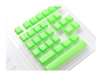 Ducky Rubber Keycap Set, 31 Tasten, Double-Shot, gummiert, für B - Grøn. PC tilbehør - Mus og tastatur - Reservedeler