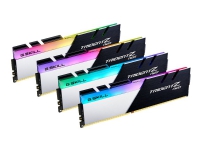 G.Skill TridentZ Neo Series - DDR4 - sett - 64 GB: 4 x 16 GB - DIMM 288-pin - 3600 MHz / PC4-28800 - CL14 - 1.45 V - ikke-bufret - ikke-ECC - børstet aluminiumssvart, pulverbelagt sølv PC-Komponenter - RAM-Minne