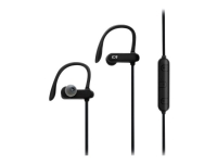 Qoltec – Hörlurar med mikrofon – inuti örat – Bluetooth – trådlös – svart
