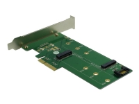 Inter-Tech KT015 - Grensesnittadapter - M.2-kort / SATA 6Gb/s - lavprofil - PCIe 3.0 x4 PC tilbehør - Kontrollere - IO-kort