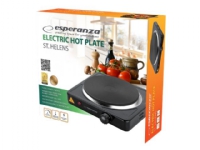 Esperanza ST. HELENS - Elektrisk varmeplate - 1 kW - svart Hvitevarer - Platetopper - Frittstående kokeplater