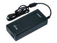 i-Tec Universal Charger USB-C PD 3.0 + 1x USB 3.0 – Strömadapter – AC 100-240 V – 112 Watt – utgångskontakter: 2 – svart