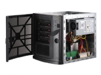 Supermicro SuperServer 5029C-T - Server - MT - 1-veis - ingen CPU inntil - RAM 0 GB - SATA - hot-swap 3.5 brønn(er) - uten HDD - AST2500 - Gigabit Ethernet - uten OS - monitor: ingen - svart