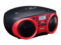 Lenco SCD-501 - Boomboks - svart, rød TV, Lyd & Bilde - Stereo - Boomblaster