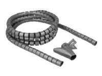 Delock – Kabelhölje och installationsverktyg – 2.5 m – grå