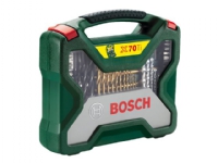 Bilde av Bosch X-line Titanium - Sett For Skrutrekker, Borspiss Og Sokler - For Tre, Metall, Murverk - 70 Deler - Torx, Phillips, Pozidriv, Hex, Slot - 5 Mm, 6 Mm, 7 Mm, 8 Mm, 9 Mm, 10 Mm, 4 Mm - Lengde: 50 Mm, 25 Mm