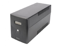 DIGITUS Professional DN-170076 - UPS - AC 230 V - 1200 watt - 2000 VA - 9 Ah - RS-232, USB - utgangskontakter: 4 PC & Nettbrett - UPS - UPS nettverk og server