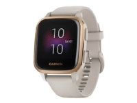 Garmin Venu Sq Music Edition – Ljus sand – sportklocka med band – silikon – ljus sand – handledsstorlek: 125-190 mm – display 1.3 – Bluetooth Wi-Fi NFC ANT+ – 37.6 g