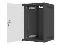 Lanberg - Rack skap - veggmonterbar - svart, RAL 9004 - 9U - 10 PC & Nettbrett - Rack skap - Rack skap