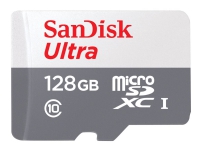 Bilde av Sandisk Ultra - Flashminnekort (microsdxc Til Sd-adapter Inkludert) - 128 Gb - Class 10 - Microsdxc Uhs-i