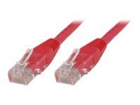 MicroConnect – Nätverkskabel – RJ-45 (hane) till RJ-45 (hane) – 20 m – UTP – CAT 5e – röd