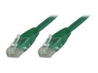 MicroConnect – Nätverkskabel – RJ-45 (hane) till RJ-45 (hane) – 20 m – UTP – CAT 5e – grön