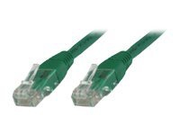 MicroConnect – Nätverkskabel – RJ-45 (hane) till RJ-45 (hane) – 10 m – UTP – CAT 6 – grön