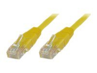 MicroConnect – Nätverkskabel – RJ-45 (hane) till RJ-45 (hane) – 10 m – UTP – CAT 5e – gul