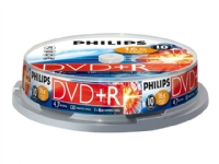 Philips DR4S6B10F – 10 x DVD+R – 4.7 GB (120 min) 16x – spindel