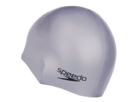 Speedo Plain Moulded Silicone, Grå, Caps, Unisex, Svømming, One Size, Spesifikk Sport & Trening - Sportsutstyr - Diverse
