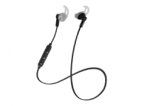 STREETZ Stay-in-Ear BT5.0-hodetelefoner med mikrofon og kontrollknapper, svart HL-BT303