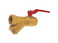 Ferro Water ball valve with 1 &quot KZF3 inclined filter