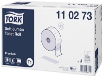 Bilde av Toalettpapir Tork T1 2-lag Premium Jumbo, 360 M, 2-lag, Kartong A 6 Ruller