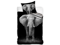 Bilde av Elefant Sengetøj 140 X 200, 100 Procent Bomuld