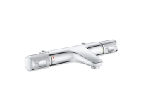 GROHE Grohtherm 1000 Performance, Krom, Metall, Vegg, Roterende ventiler, Dobbel, 1/2 Rørlegger artikler - Baderommet - Dusjarmatur & Termostatarmatur