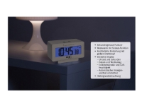 TFA Change - Alarmklokke - rektangulær - elektronisk - skrivebord - hvit Elektrisitet og belysning - Liten strøm - Klokker og vekkerklokker