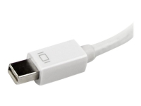 StarTech.com Travel A/V-adapter: 3-i-1 Mini DisplayPort till VGA DVI eller HDMI-omvandlare - Vit (MDP2VGDVHDW) - Videoomvandlare - DisplayPort - DVI, HDMI, VGA - vit - för Apple MacBook Air