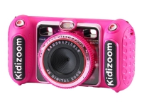 VTech KidiZoom Duo DX – Digitalkamera – kompakt med digital spelare / röstinspelningsapparat – 5.0 MP – rosa