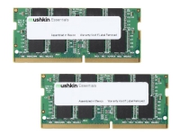 Mushkin Essentials - DDR4 - sett - 64 GB: 2 x 32 GB - SO DIMM 260-pin - 2666 MHz / PC4-21300 - CL19 - 1.2 V - ikke-bufret - ikke-ECC PC-Komponenter - RAM-Minne