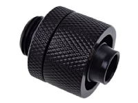 Alphacool Eiszapfen Connector Series Straight Socket 16/10mm - Armatur for væskekjølesystemkompresjon - mørkesvart