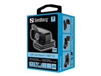 Sandberg USB Chat Webcam 1080P HD - Nettkamera - farge - 2 MP - 1920 x 1080 - 1080p - lyd - USB 2.0 - MJPEG, H.264, YUV PC tilbehør - Skjermer og Tilbehør - Webkamera