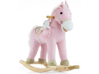 Milly Mally Pony Soft Rocking Horse with a Teddy Bear (Pink) Utendørs lek - Gå / Løbekøretøjer - Gå kjøretøy