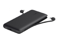 Belkin BOOST CHARGE PLUS – Strömförsörjningsbank – 10000 mAh – 23 Watt – Fast Charge PD – 2 utdatakontakter (Lightning 24 pin USB-C) – svart