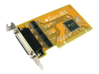 Sunix SER5056AL - Seriell adapter - PCI lav profil - RS-232 x 4 PC tilbehør - Kontrollere - IO-kort