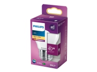 Bilde av Philips - Led-lyspære - Form: P45 - Mattslipt Finish - E27 - 4.3 W (ekvivalent 40 W) - Klasse F - Varmt Hvitt Lys - 2700 K