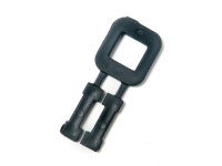 Plastspænder DS Smith, 13 mm, sort, pakke a 500 stk. Papir & Emballasje - Emballasje - Innpakkningsprodukter