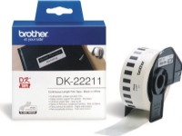 Filmtape Brother sort/hvid 29 mm 15,24 m