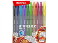 Berlingo Berlingo Gel gel pens set color 10pcs 0.5mm Triangle gel