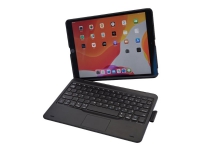 XCEED CoverKey 2.0 – Tastatur og folio-kasse – trådløs – sort – for Apple 10.2-inch iPad (7-8. generation) – Nordisk layout