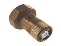 JCH 2286 vandmålerforskruning 2'' x 1.1/2'' x 82,5 mm. Inkl. kontrollerbar kontraventil. Rødgods