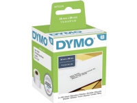 Etiketter DYMO® 28×89 mm vit – (2 rullar med 130 st.)