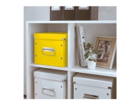 Produktfoto för Leitz Click & Store WOW Cube Medium - Förvaringsbox - för 260 x 260 mm - gul