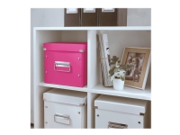 Leitz Click & Store Cube Medium – Förvaringsbox – rosa