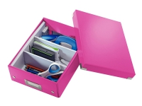 Leitz Click & Store WOW Small – Förvaringsbox – rosa