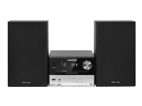 Grundig CMS 3000 BT DAB+ - Mikrosystem - 2 x 15 watt - sølv/svart TV, Lyd & Bilde - Stereo - Mikro og Mini stereo