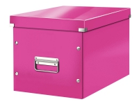 Leitz Click & Store Cube Large - Lagerboks - rosa Arkivering - Arkiv bokser / Mapper - Oppbevaringsbokser