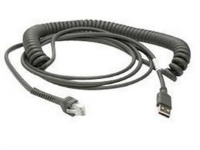 Bilde av Zebra - Usb-kabel - Usb (hann) - 2.74 M - Rullet Sammen - For Zebra Ds3578, Ds4208, Ds6878, Ds9208, Li4278