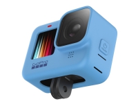 GoPro - Beskyttelsesmuffe for handlingskamera - silikon - blå - for HERO10 HERO9 Foto og video - Videokamera - Tilbehør til actionkamera