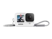 GoPro – Skyddshölje för aktionskamera – premiumsilikon – intensivvit – för HERO10  HERO9